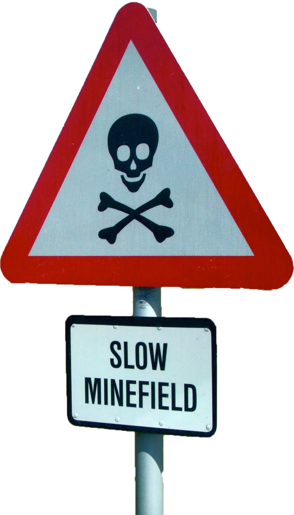 minefield sign 2