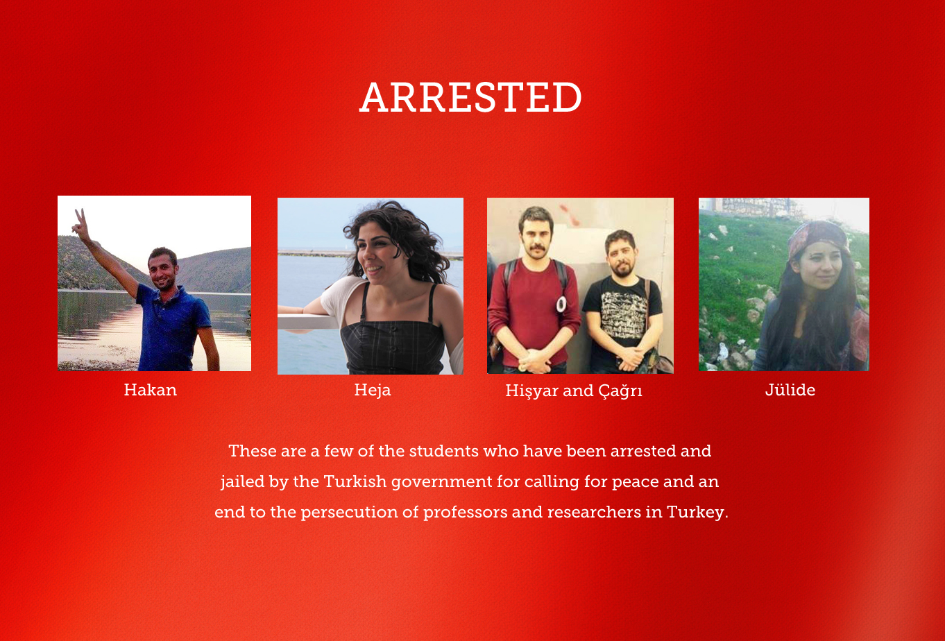 Students Arrested in Turkey