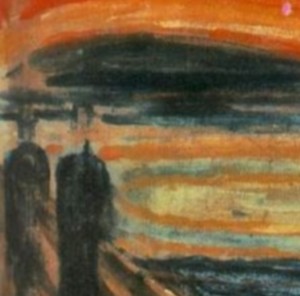 Munch - The Scream detail 2