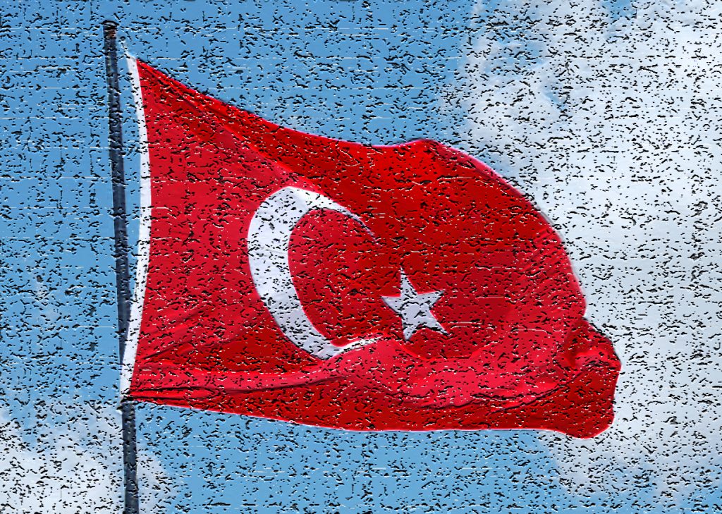 Turkish Flag filtered