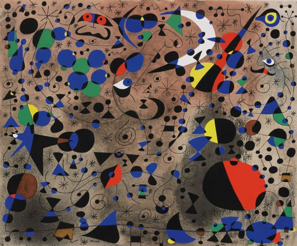 Joan Miró, "The Poetess" (Constellations Series)