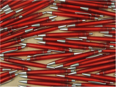 red pens
