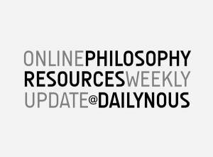 online philosophy resources weekly update logo